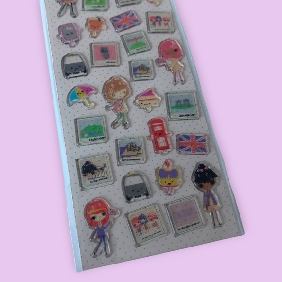 UK/London Novelty 3D Stickers Sheet - Stationery, Journals, Scrapbooking, Crafts - Picture 2 of 6
